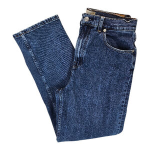 Everlane Straight Leg Jeans in Deep Indigo Blue